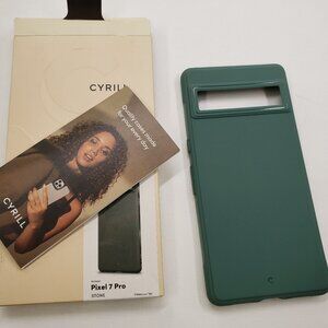 Cyrill Shockproof Case Cover for Google Pixel 7 Pro. Stone Green.
